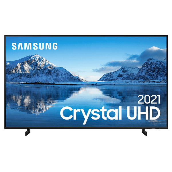 Smart TV Crystal UHD 4K 85'' Samsung, Dynamic Crystal Color, Tela sem limites, Alexa Built In, Design Air Slim - UN85AU8000