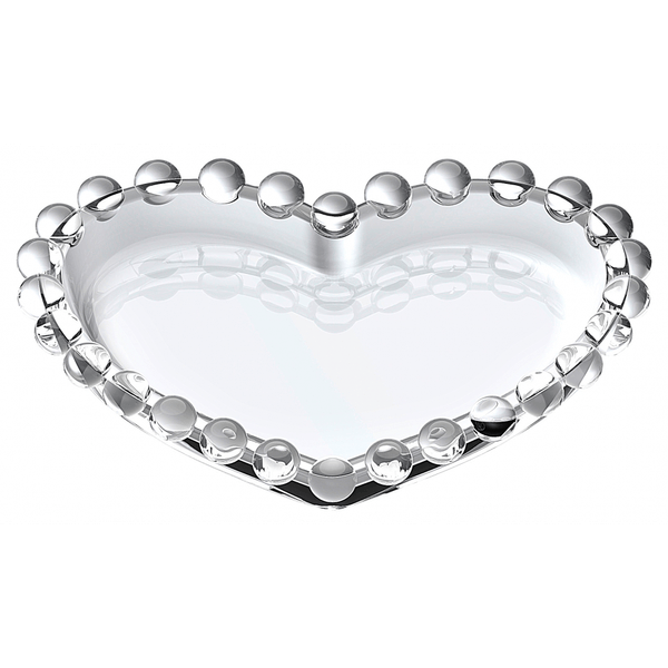 Conjunto de Petisqueiras Coração em Cristal Full-Fit, 4 Peças, Cristal - 27700