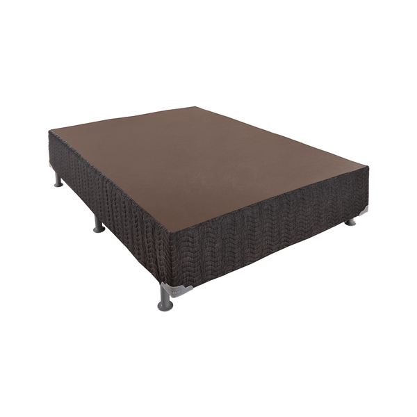 Base Cama Box Casal Iso 138X188cm Ortobom Cinza Cinza