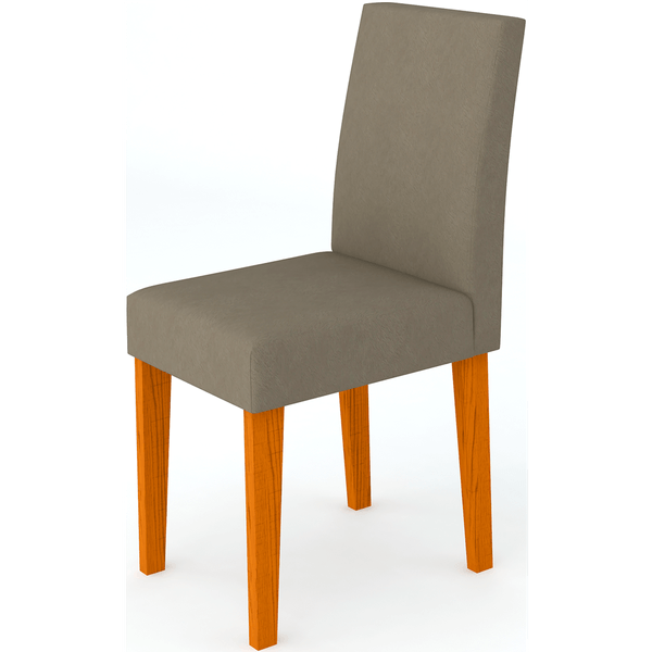Conjunto com 2 Cadeiras em MDF, Espuma D18 - Giovana Ypê WD25