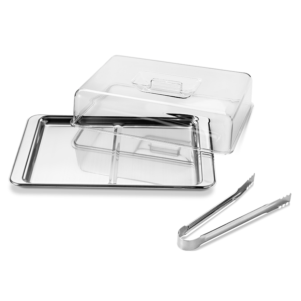 Conjunto para Frios Átina 3 Peças Aço Inox da Brinox - 1413/499 Conjunto para Frios Átina 3 Peças Aço Inox da Brinox - 1413/499