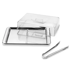 Conjunto para Frios Átina 3 Peças Aço Inox da Brinox - 1413/499 Conjunto para Frios Átina 3 Peças Aço Inox da Brinox - 1413/499