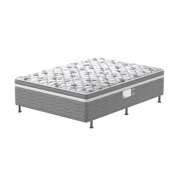 Conjunto Box Acoplado Casal, Espuma D28, 88x188cm - Prodormir Sênior