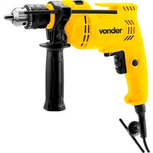 Furadeira de Impacto Vonder, 1 Chave Mandril, 1 Punho Auxiliar, 550W - FIV550N 110V