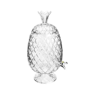 Dispenser para Bebida Abacaxi da Wolff, Livre de Chumbo, 11 L, Cristal Ecológico - 35363