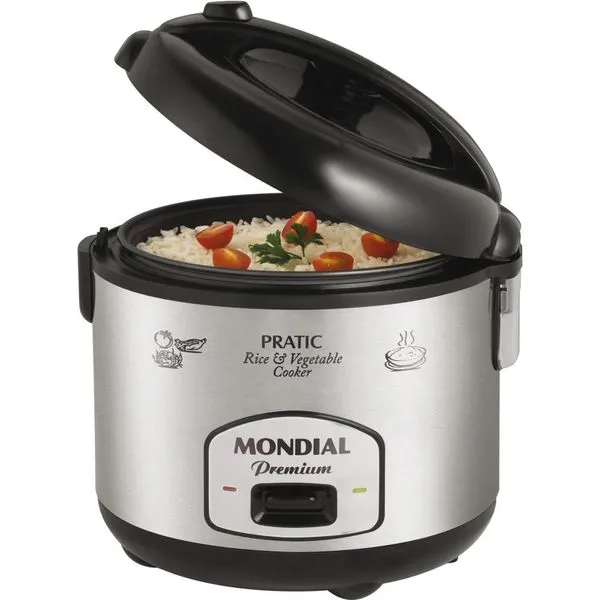Panela Elétrica de Arroz Mondial Cooker Premium, 700W, 10 Xícaras, 1,8 L - PE-01 220V