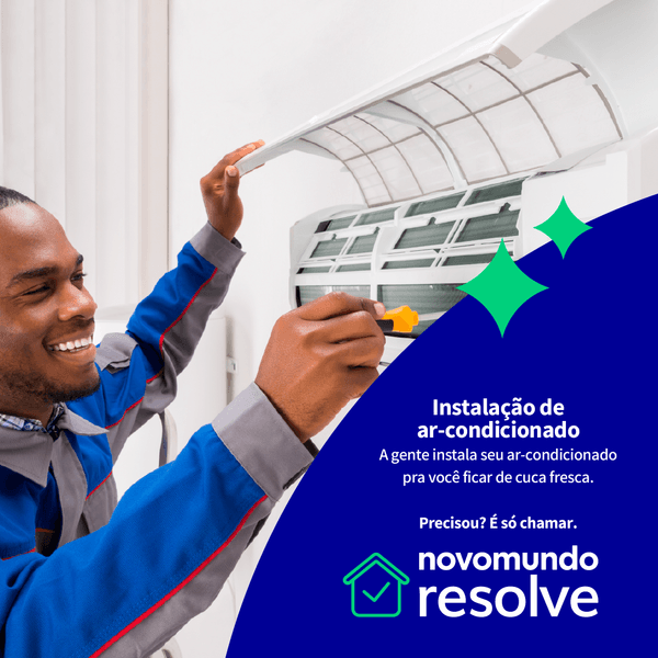 Instalação de Ar Condicionado – 18 a 24 mil btus