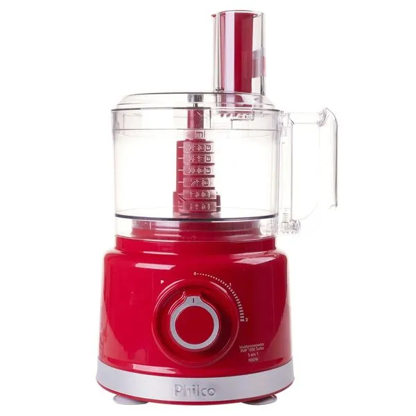 Multiprocessador com Liquificador e Espremedor Philco PMP1500V Turbo Vermelho 127V