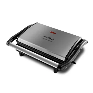 Sanduicheira e Grill Britânia Revestimento Antiaderente 850W Inox - BGR27I 110V