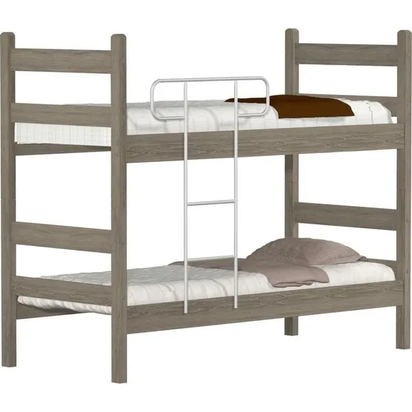 Beliche Mdf Com Escada E Grade De Proteção - Art Panta Pérola Imbuia