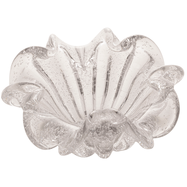 Centro De Mesa Italy Lyor, Vidro, Transparente, 21x10cm - 4326