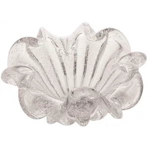 Centro De Mesa Italy Lyor, Vidro, Transparente, 21x10cm - 4326