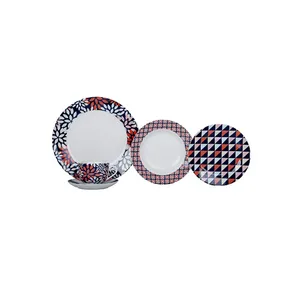 Aparelho de Jantar e Chá Casa Ambiente Sabrina, 20 Peças, Porcelana - 52199