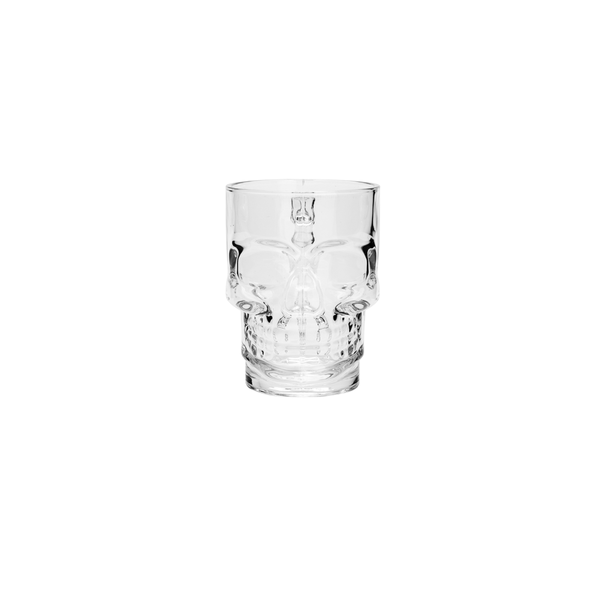 Caneca para Chopp/Cerveja Caveira Rock Style, Vidro, 510ml - 6623