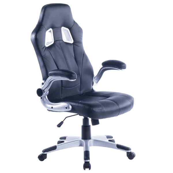 Cadeira Gamer, Base Giratória, Com Braço, Inclinável - Charlotte Preta