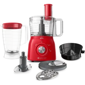 Processador de Alimentos Philips Walita Viva, 650W, 2 Velocidades, 6 acessórios, 2 L - RI7631/4 220V