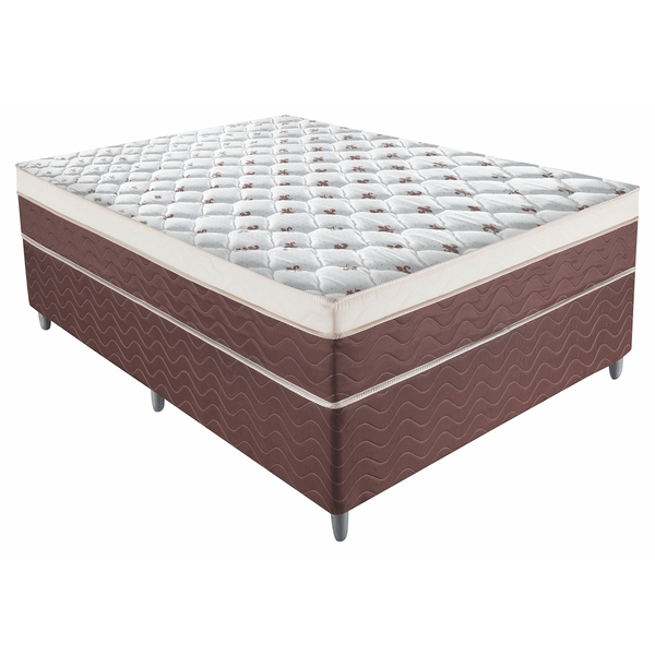 Cama Box Casal, Molas Ensacadas, 138x188cm - Montreal Premium