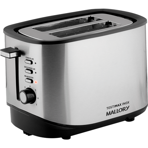 Torradeira Mallory Tostimax, 770W, 7 Níveis de Tostagem, Aço Inox - B9600019 110V