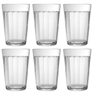 Conjunto de Copos Long Drink Copo Americano, 6 Peças, 300ml, Vidro, Transparente - 0015