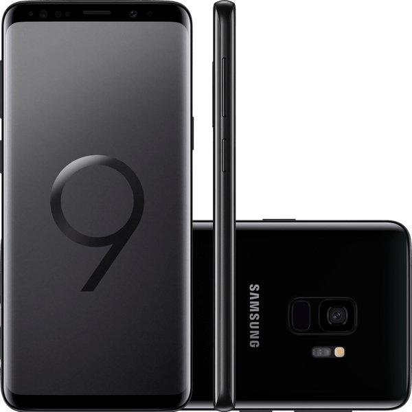 Smartphone Samsung Galaxy S9 4G, Memória 128GB, Tela 5.8'', Câmera 12MP, Octa-Core, Preto - G9600Z