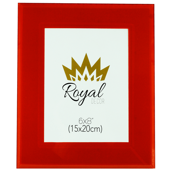 Porta-Retrato Retangular da Royal, 15x20cm, Laranja - 061052