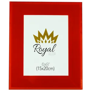Porta-Retrato Retangular da Royal, 15x20cm, Laranja - 061052