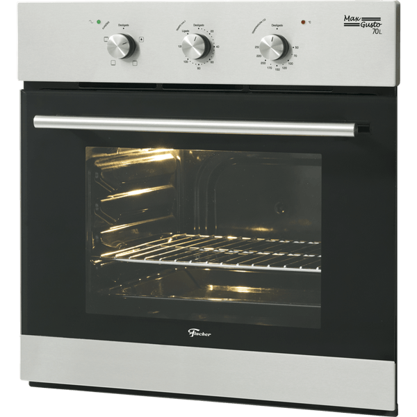 Forno de Embutir Elétrico Max Gusto 70 Litros, Timer, Inox - 26528-57949 220V
