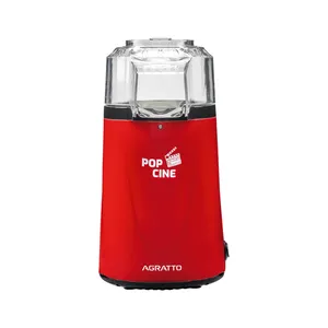 Pipoqueira Elétrica Pop Cine Agratto, com Copo Medidor, 1200W, Vermelha - PP 220V