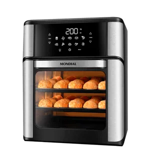 Fritadeira Elétrica Forno Oven 12L Mondial Preto/Inox - AFO-12L-BI 127V