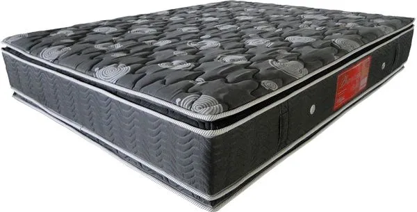 Colchão Casal Mola Pocket com Tecido Black 158x188cm - Ultra-Flex Phantasy
