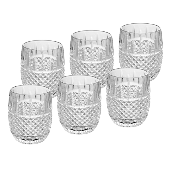Conjunto de Copos Baixo Glasgow em Vidro Wolff 6 Peças 290 ml - 20503