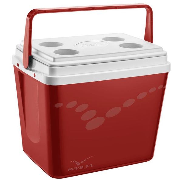 Caixa Térmica Pop da Invicta, 34L, Tampa Articulada, Vermelho Velvet - 101387341808 Caixa Térmica Pop da Invicta, 34L, Tampa Articulada, Vermelho - 101387341808