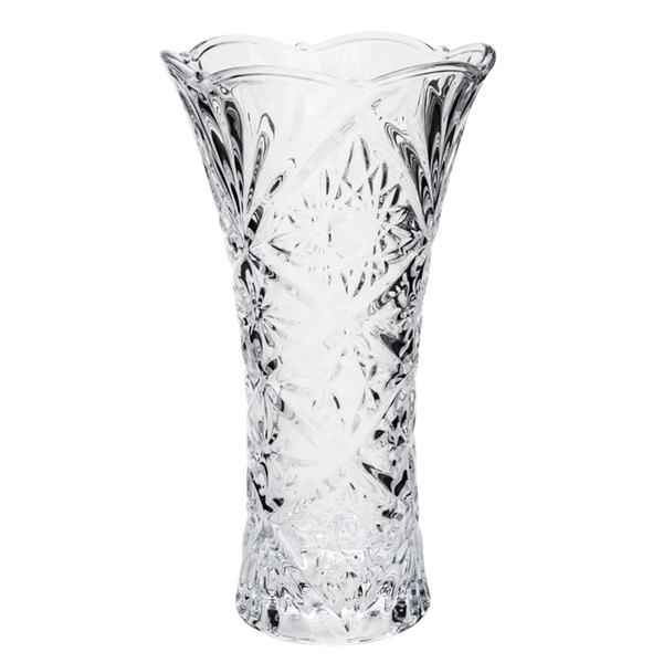 Vaso Decorativo Petals Transparente Prestige, Vidro - 35262