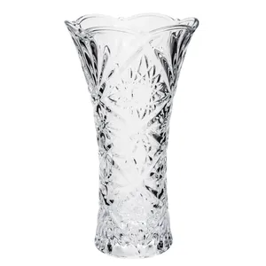 Vaso Decorativo Petals Transparente Prestige, Vidro - 35262