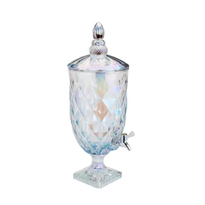 Dispenser para Bebida Rainbow da Lyor, 5 Litros, Cristal Ecológico - 7637