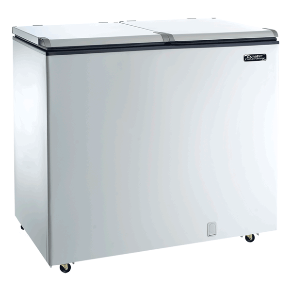 Conservador / Congelador Horizontal Esmaltec 2 Tampas, 303L, Branco - ECH350 110V
