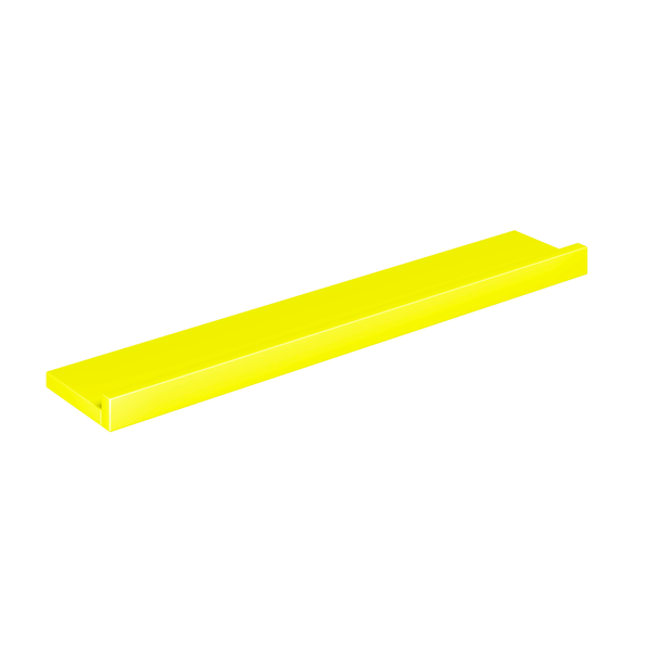 Porta Quadros com Suporte Invisível, 10x60 cm, PQ 1060 - Novo Mundo Amarelo