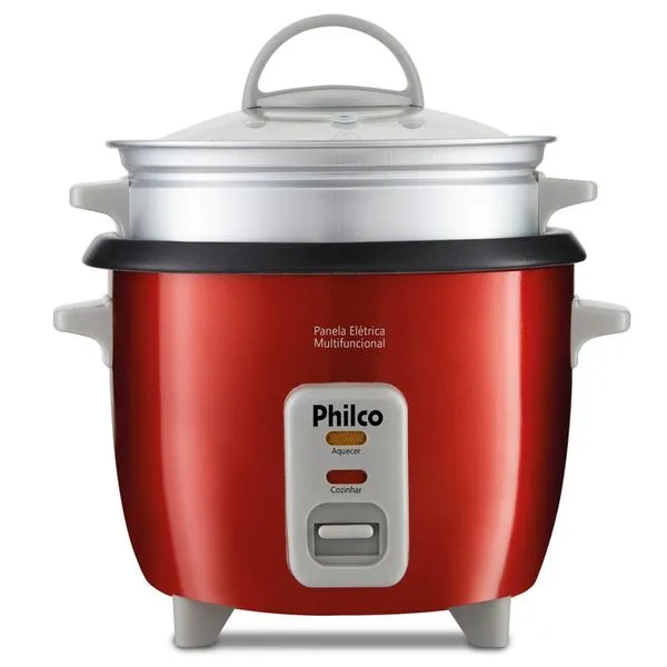 Panela Elétrica Multifuncional Philco PPA3V Vermelha 220V