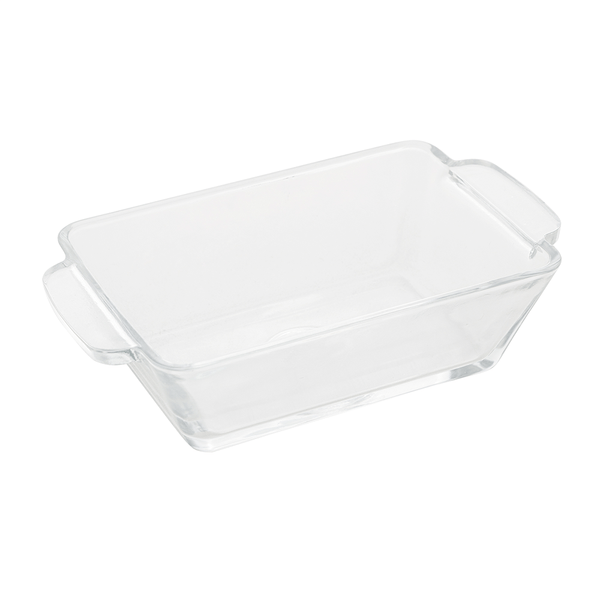 Mini Travessa Retangular Lyor Vidro 13cm Transparente