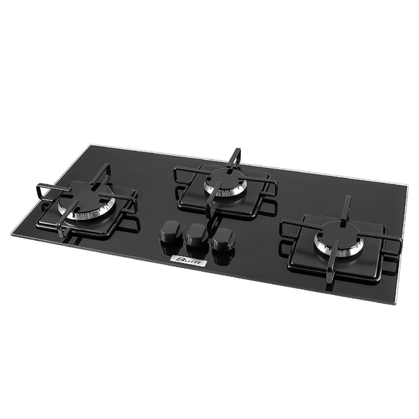 Cooktop Slim Built, Vidro Temperado, 3 Bocas, Preto - BLT3Q Bivolt