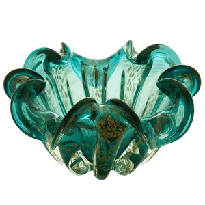 Centro de Mesa Lyor Italy, Vidro, 21x10cm, Azul Marino/Rosé - 5118