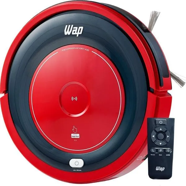 Robô Aspirador De Pó Wap Robot W300 Carregador Bivolt