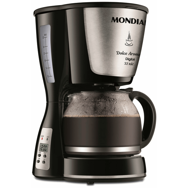 Cafeteira Mondial Dolce Arome Digital, 800W, Sistema corta pingos, 32 Xícaras - C-31DG-32X 220V