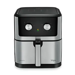 Fritadeira Elétrica Chrome Fry 8L Preto/Prata 1900W 220V