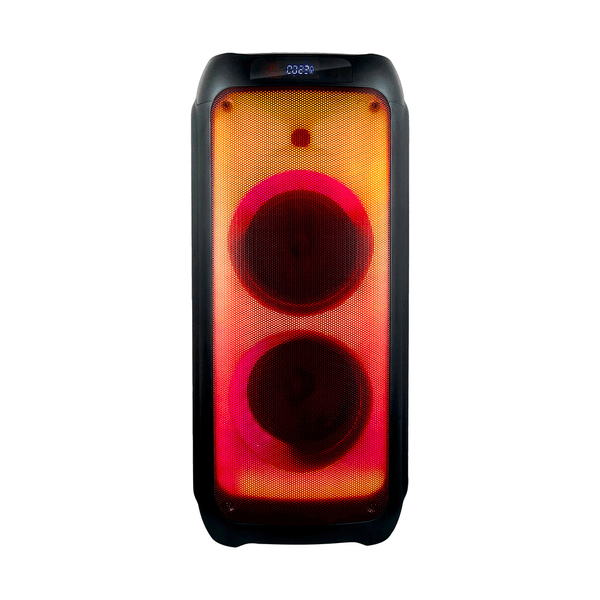 Caixa de Som Portátil Flamebox Pulse, 800W, LED, Recarregável, Bluetooth®, Preto - SP503 Bivolt