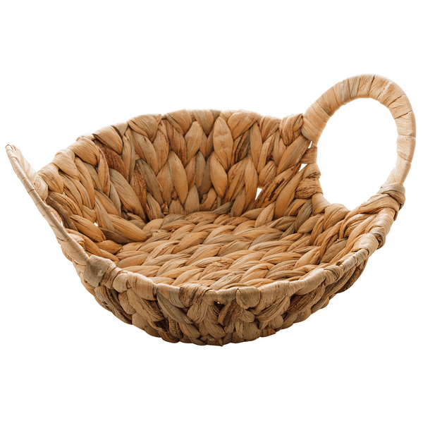 Cesta da Lyor, Fibra Natural/Metal, Natural, 24x7cm - 1639