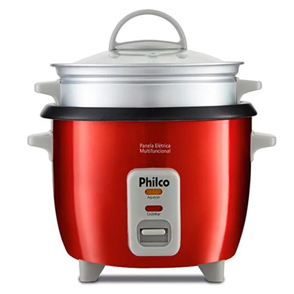 Panela Elétrica Multifuncional Philco PPA3V Vermelha 127V