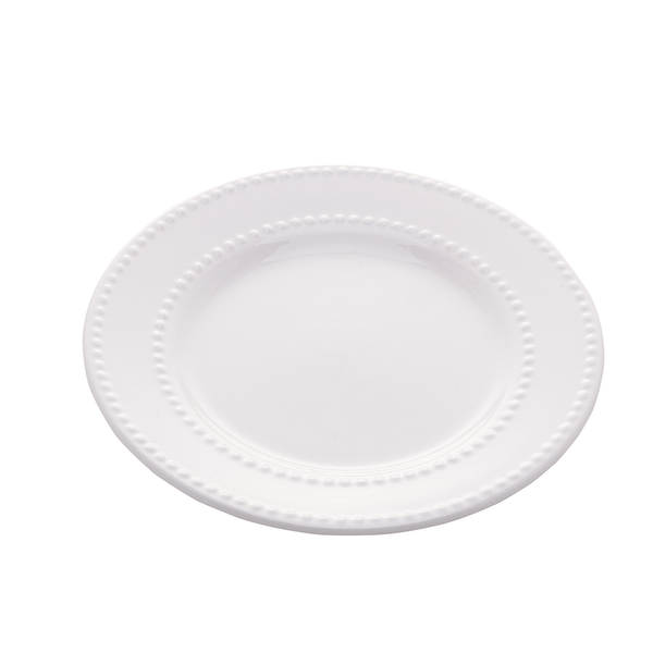 Prato Raso New Bone Pearl da Lyor, Porcelana, Branco - 8582
