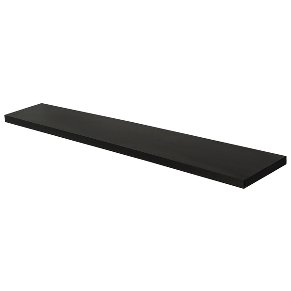 Prateleira em MDP, Com Suporte, 10X60 - PBS-1060 Preto