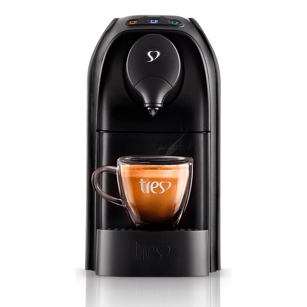 Cafeteira Expresso Três, Passione, Preta, 3 Corações - Passione 220V